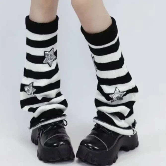 Peris Gems F white / One Size Y2K Punk Knitted Leg Warmers Star Gothic Cross Harajuku Women Heart Two Side Wear Loose Fit Leg Covers Sock JK Thigh High Lolita Y2K Punk Knitted Leg Warmers Star Gothic Cross Harajuku Women Heart Two Side Wear Loose Fit Leg Covers Sock JK Thigh High Lolita SHEIN Amazon Temu