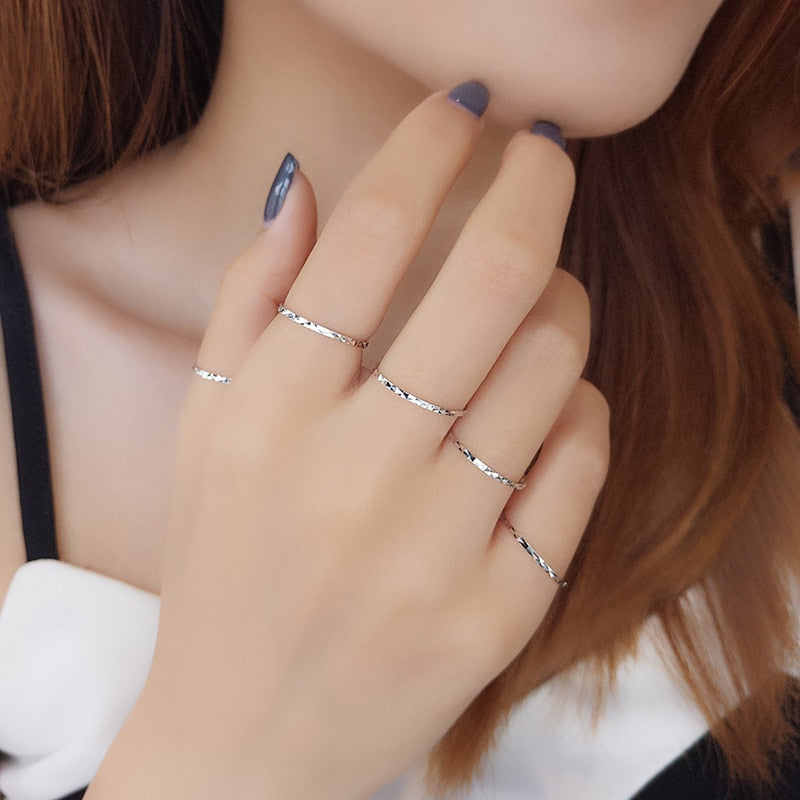 Peris Gems Faceted 925 Silver Wedding Rings for Women SHEIN Amazon Temu