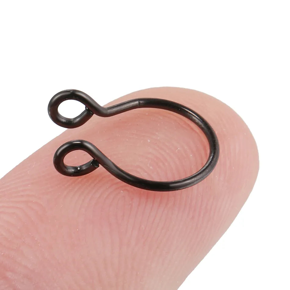 Peris Gems Fake Clip On Septum Hoop Piercing Rings 1Pc SHEIN Amazon Temu