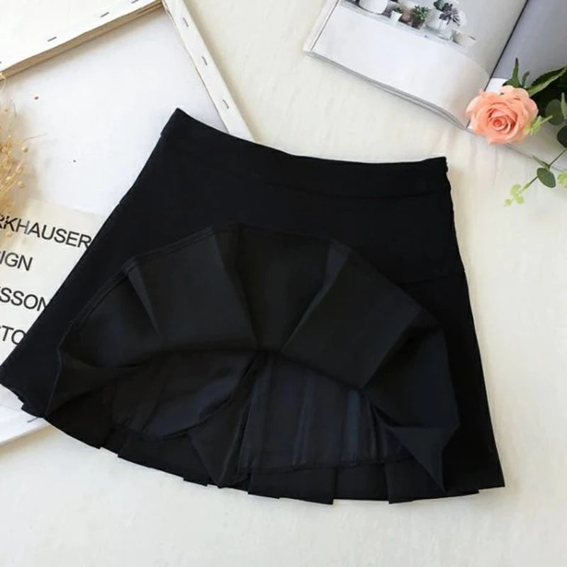 Peris Gems Fashion A Line Women Pleated Skirt High Waist Zipper Grey Student Mini Skirt JK Summer New 2023 Black Ladies Suit Skirt Fashion A Line Women Pleated Skirt High Waist Zipper Grey Student Mini Skirt JK Summer New 2023 Black Ladies Suit Skirt SHEIN Amazon Temu
