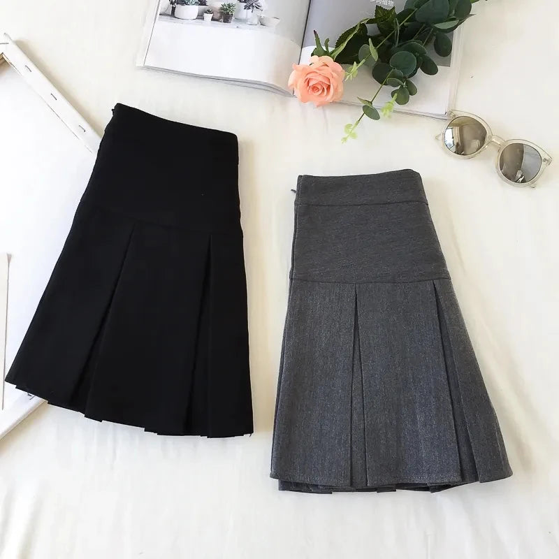 Peris Gems Fashion A Line Women Pleated Skirt High Waist Zipper Grey Student Mini Skirt JK Summer New 2023 Black Ladies Suit Skirt Fashion A Line Women Pleated Skirt High Waist Zipper Grey Student Mini Skirt JK Summer New 2023 Black Ladies Suit Skirt SHEIN Amazon Temu