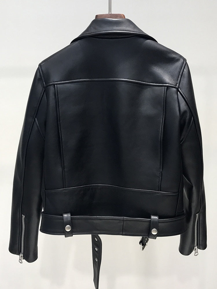 Peris Gems Faux Leather Zipper Jacket for Women | Leather Rockstar Designer Jacket Faux Leather Zipper Jacket for Women Leather Rockstar Jacket SHEIN Amazon Temu
