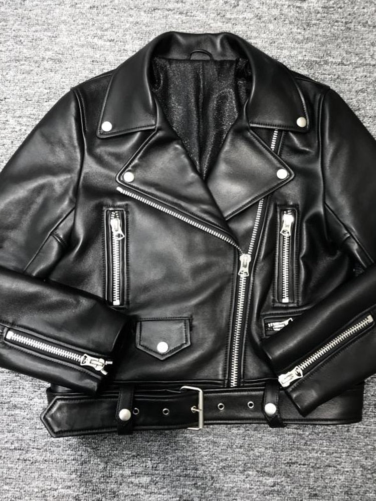 Peris Gems Faux Leather Zipper Jacket for Women | Leather Rockstar Designer Jacket Faux Leather Zipper Jacket for Women Leather Rockstar Jacket SHEIN Amazon Temu