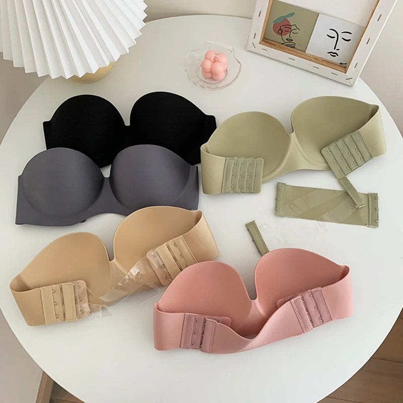 Peris Gems FINETOO Sexy Strapless Bras Women Wireless Bralette Soft Female Underwear Ladies Seamless Bras Invisible Bra With 2pcs Straps FINETOO Sexy Strapless Bras Women Wireless Bralette Soft Female Underwear Ladies Seamless Bras Invisible Bra With 2pcs Straps SHEIN Amazon Temu