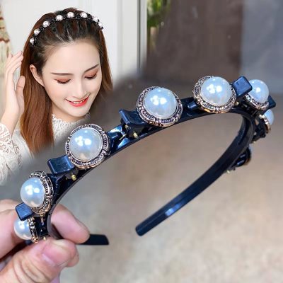 Peris Gems FJ-02 Pearl Diamond Clip Headband for Women | Cute Hair Accessories Pearl Diamond Clip Headband for Women | Cute Accessories SHEIN Amazon Temu