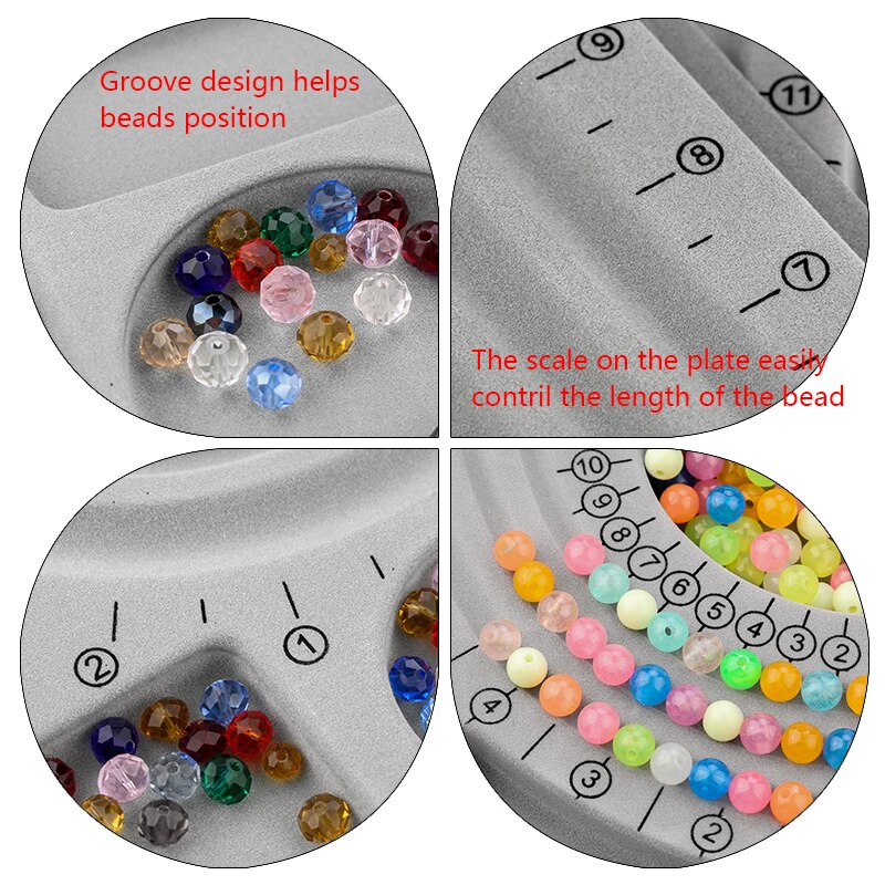 Peris Gems Flocked Bead Measuring & Designing Board for Jewelry DIY Crafts Flocked Bead Measuring & Designing Board for Jewelry DIY SHEIN Amazon Temu