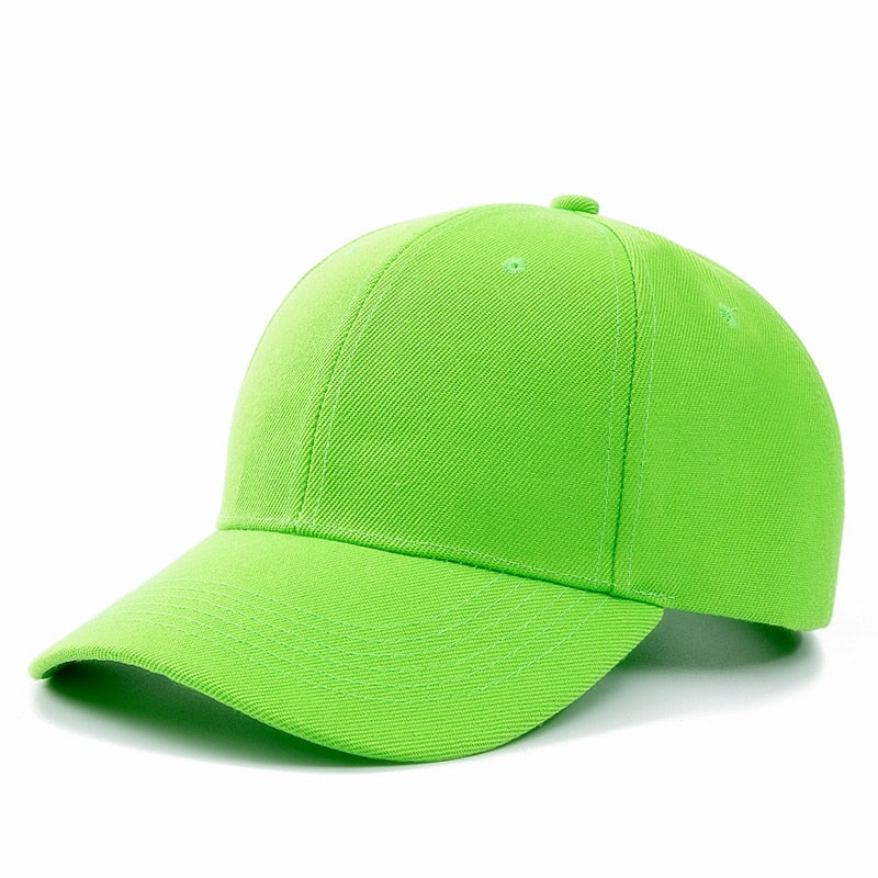 Peris Gems Fluorescent Green 1 / 54cm-60cm Casual Plain Mesh Baseball Cap Unisex | Adjustable Snapback Hats Casual Plain Mesh Baseball Cap Unisex | Adjustable Hats SHEIN Amazon Temu
