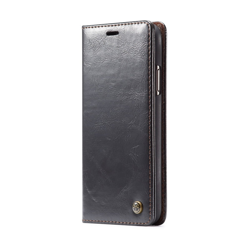 Peris Gems for iPhone 11Pro Max / Black Magnetic Leather Wallet iPhone Cover Case | Card Holder Phone Case Magnetic Leather Wallet iPhone Cover Card Holder Case SHEIN Amazon Temu