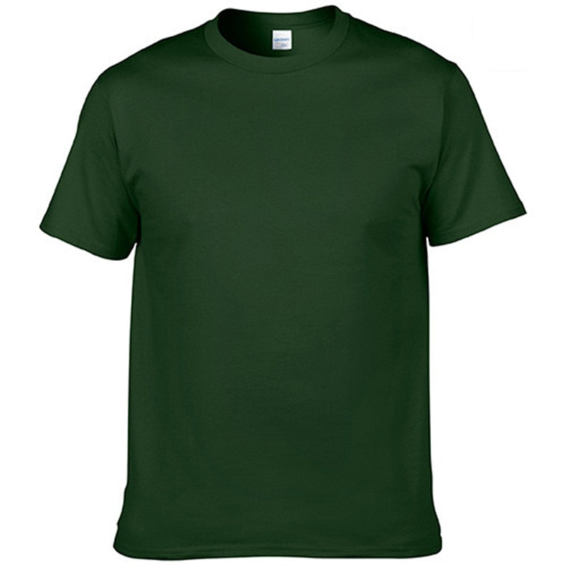 Peris Gems Forest Green / XS Casual Cotton O-Neck T-Shirts for Men SHEIN Amazon Temu