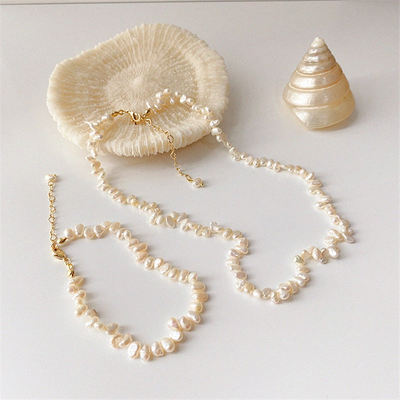 Peris Gems Freshwater Pearl Necklace for Women | Gold Pearl Bracelet SHEIN Amazon Temu
