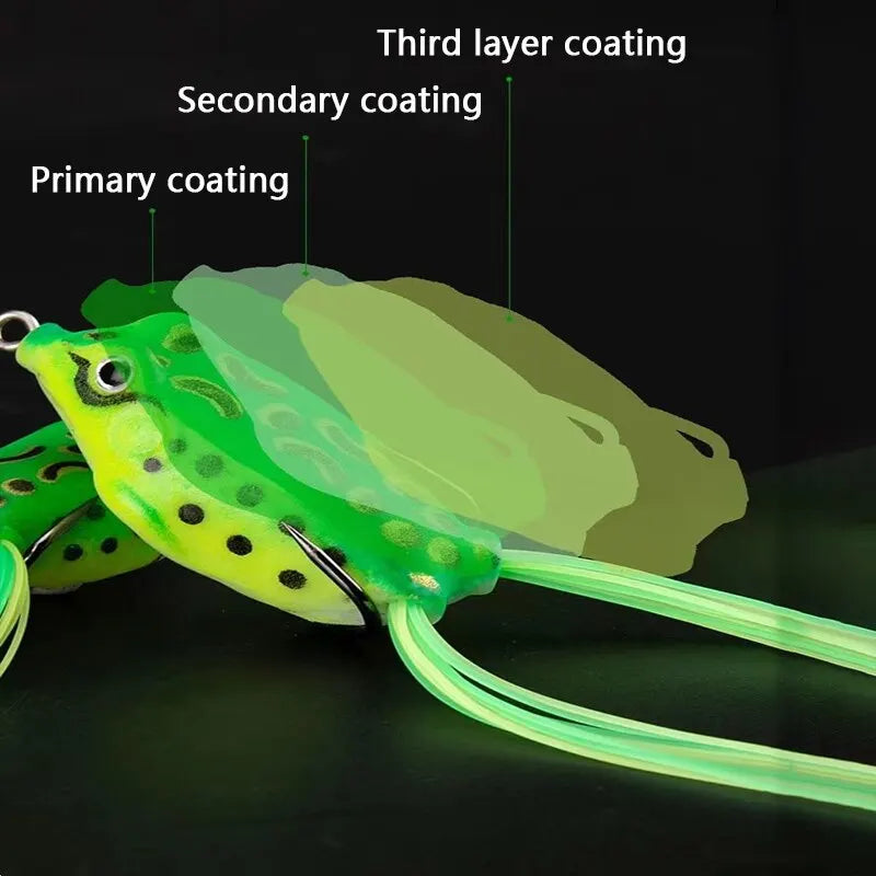 Peris Gems Frog Lures 2pcs Soft Tube Bait Plastic Fishing Lure With Hooks Top Water Soft 3D Eyes Artificial Wild Hanging Fishing Bait Tool Frog Lures 2pcs Soft Tube Bait Plastic Fishing Lure With Hooks Top Water Soft 3D Eyes Artificial Wild Hanging Fishing Bait Tool SHEIN Amazon Temu