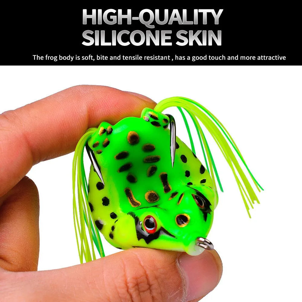Peris Gems Frog Lures 2pcs Soft Tube Bait Plastic Fishing Lure With Hooks Top Water Soft 3D Eyes Artificial Wild Hanging Fishing Bait Tool Frog Lures 2pcs Soft Tube Bait Plastic Fishing Lure With Hooks Top Water Soft 3D Eyes Artificial Wild Hanging Fishing Bait Tool SHEIN Amazon Temu