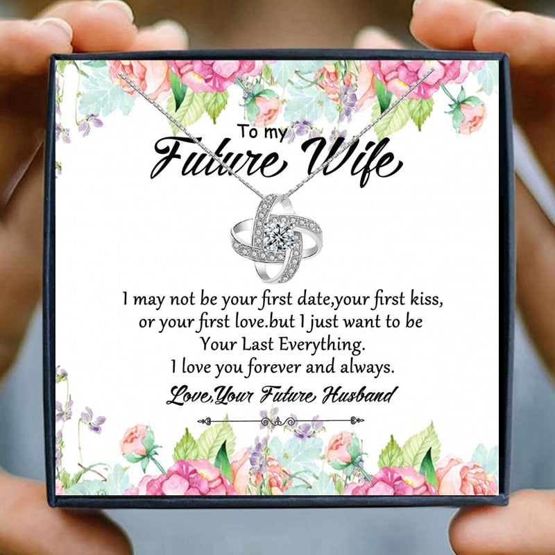 Peris Gems Future Wife Necklace Future Wife Necklaces for Women | Soulmate Love Pendant Silver Diamond Necklaces SHEIN Amazon Temu