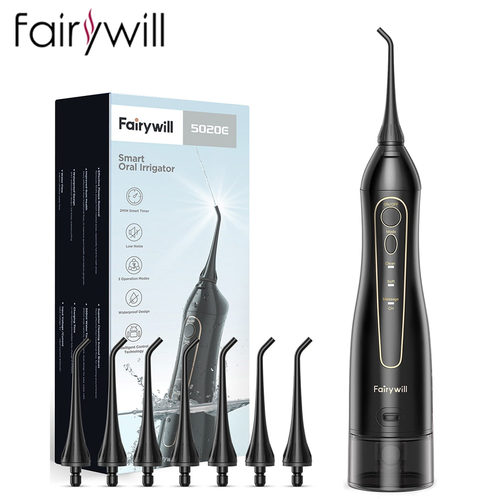 Peris Gems FW-5020E-Black Rechargeable 300ML Portable Dental Water Flossers SHEIN Amazon Temu