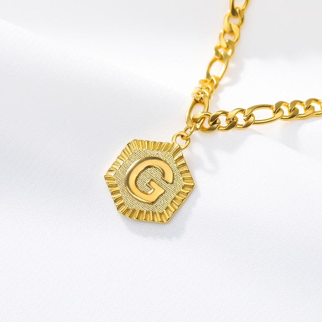 Peris Gems G Dainty A-Z Letter Hexagon Anklets Unisex | Gold Initial Letter Leg Chain Dainty A-Z Letter Hexagon Anklets Unisex Gold Initial Letter SHEIN Amazon Temu