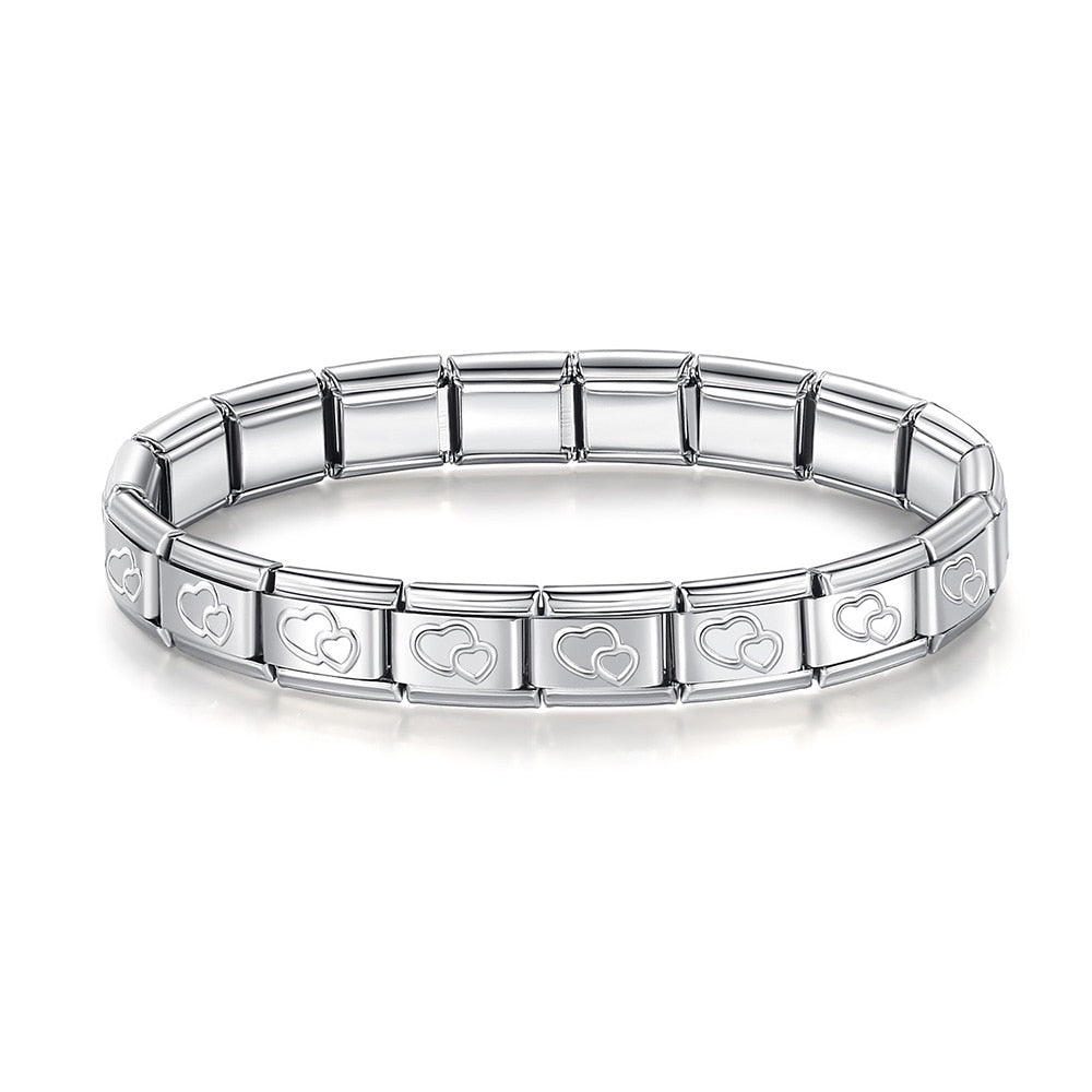 Peris Gems G206 Stainless Steel Watch Bracelet Unisex | Silver Fashion Bracelet Stainless Steel Watch Bracelet Unisex | Silver Bracelet SHEIN Amazon Temu