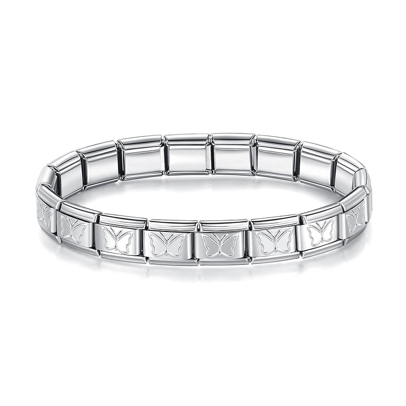 Peris Gems G206 Stainless Steel Watch Bracelet Unisex | Silver Fashion Bracelet Stainless Steel Watch Bracelet Unisex | Silver Bracelet SHEIN Amazon Temu