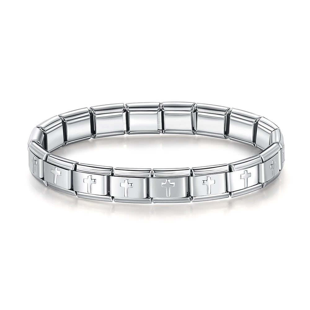 Peris Gems G206 Stainless Steel Watch Bracelet Unisex | Silver Fashion Bracelet Stainless Steel Watch Bracelet Unisex | Silver Bracelet SHEIN Amazon Temu
