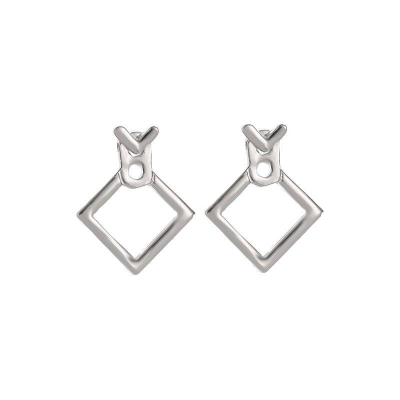 Peris Gems Geometric Square Stud Dangle Earrings for Women SHEIN Amazon Temu