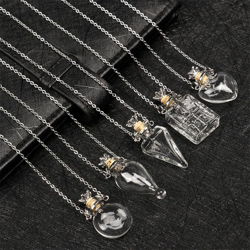 Peris Gems Glass Heart Vial Cremation Pendant Necklace - Ash Case Holder Memorial Necklace SHEIN Amazon Temu