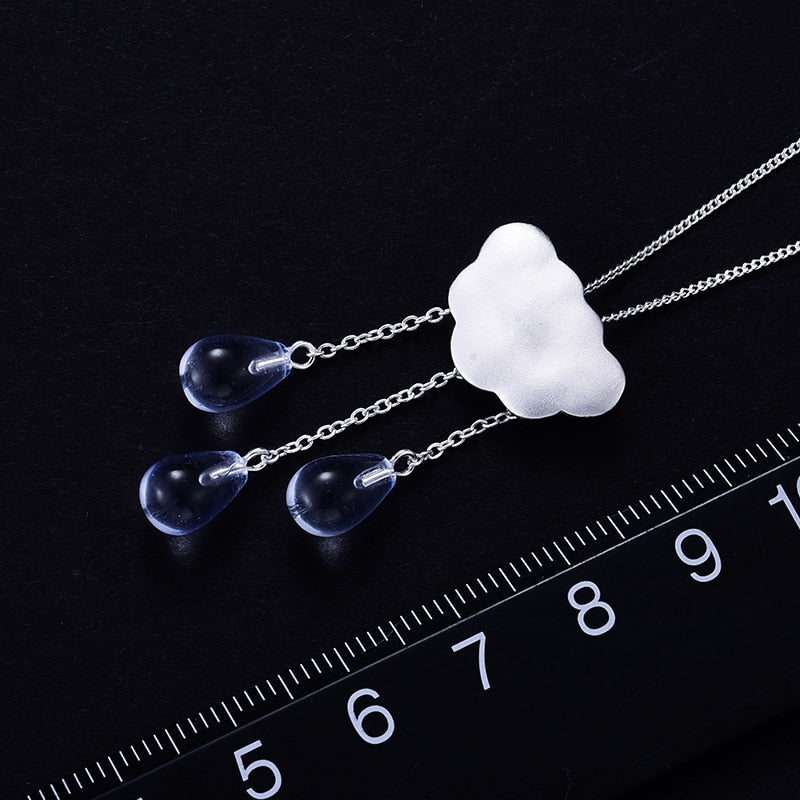 Peris Gems Glass Raining Cloud Tassel Pendant without Necklace Unisex SHEIN Amazon Temu