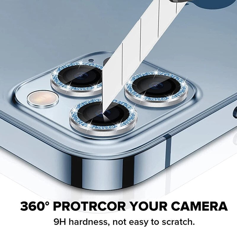 Peris Gems Glittery Diamond Camera Lens Protector Cap For iPhone | Glass Camera Metal Rings SHEIN Amazon Temu