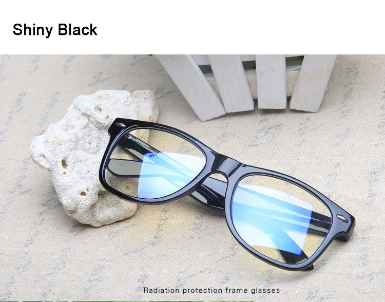 Peris Gems Glossy Black Unisex Bue Light Computer Glasses | UV400 Gaming Glasses SHEIN Amazon Temu