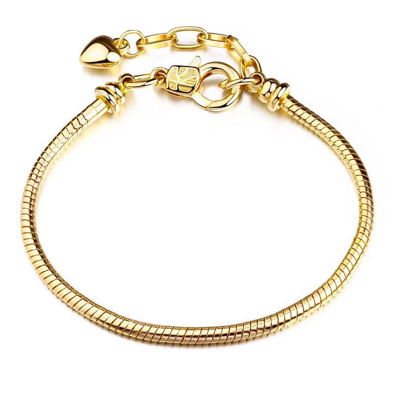 Peris Gems Gold / 16cm Silver Chain Charm Bracelets | Silver Love Bracelet SHEIN Amazon Temu