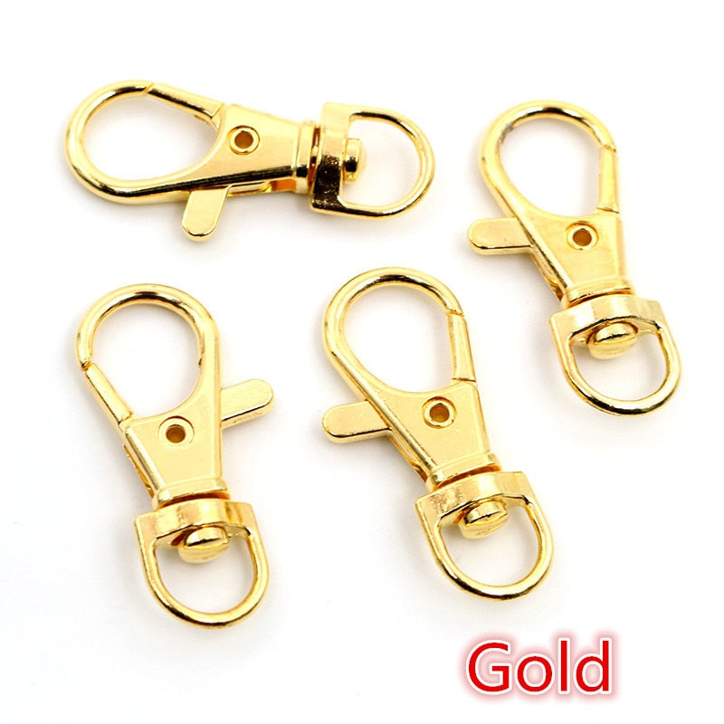 Peris Gems Gold / 17x38mm Metal Swivel Lobster Clasp Hooks | 10pc Claw Hooks SHEIN Amazon Temu