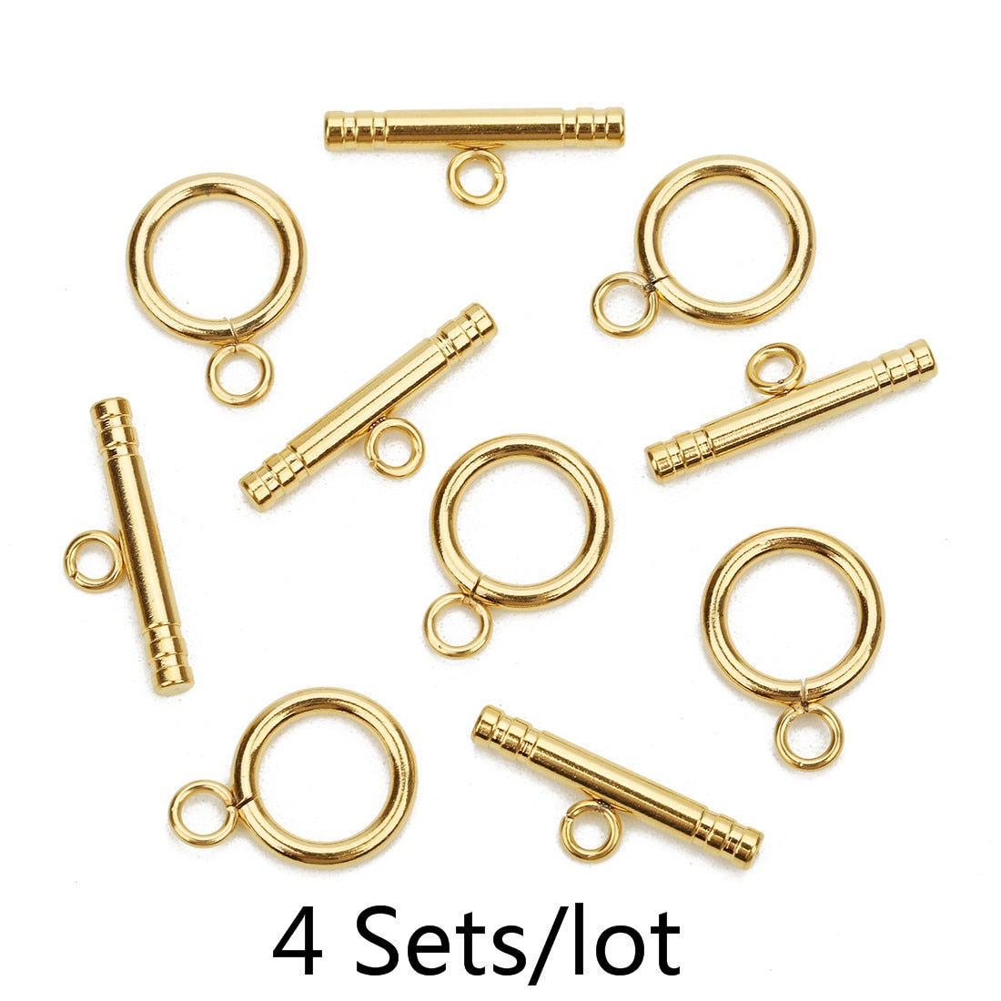 Peris Gems Gold 4 sets Irregular Curved OT Toggle Clasps for DIY Jewelry Making SHEIN Amazon Temu
