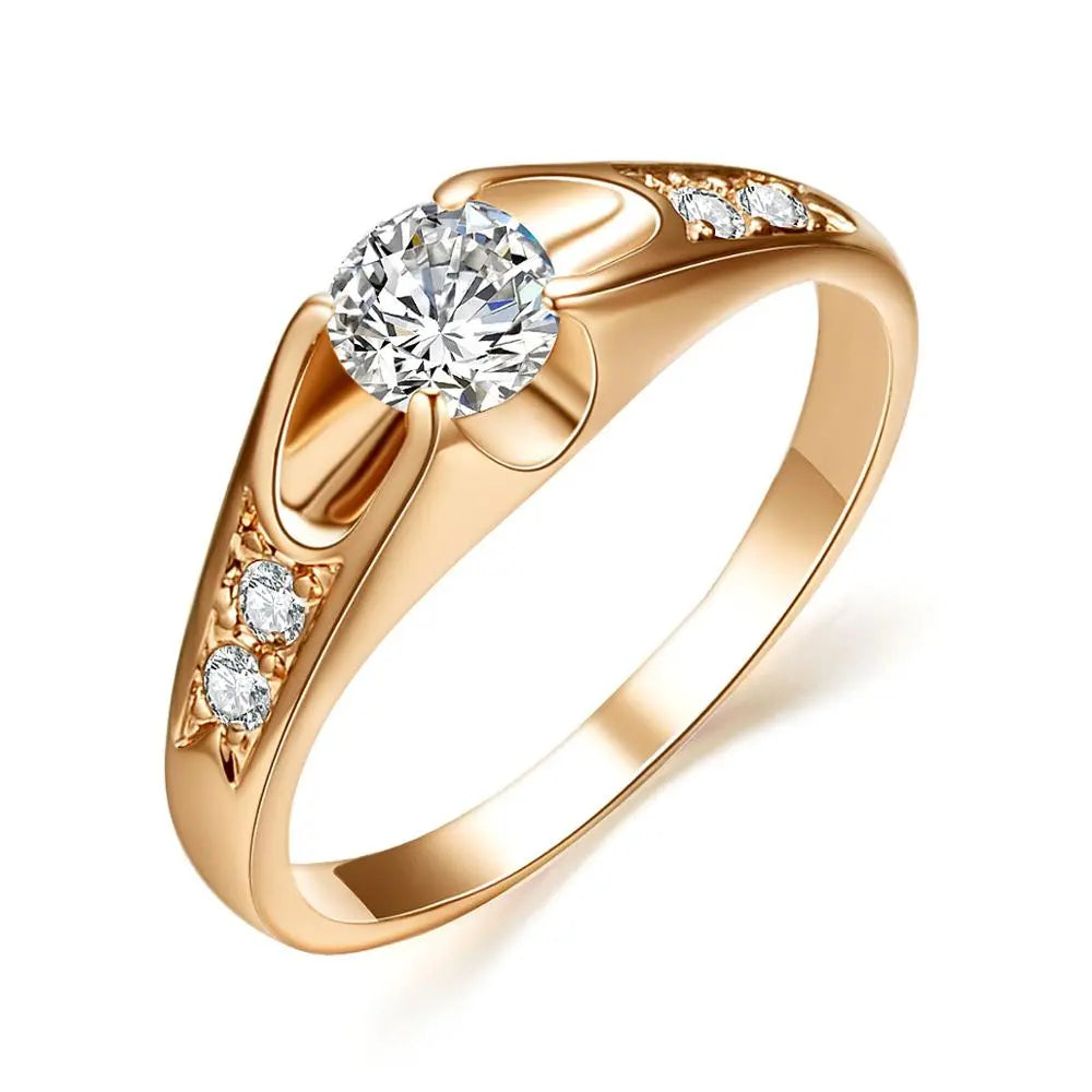 Peris Gems Gold / 5.5 Rose Gold Diamond Engagement Rings for Women SHEIN Amazon Temu