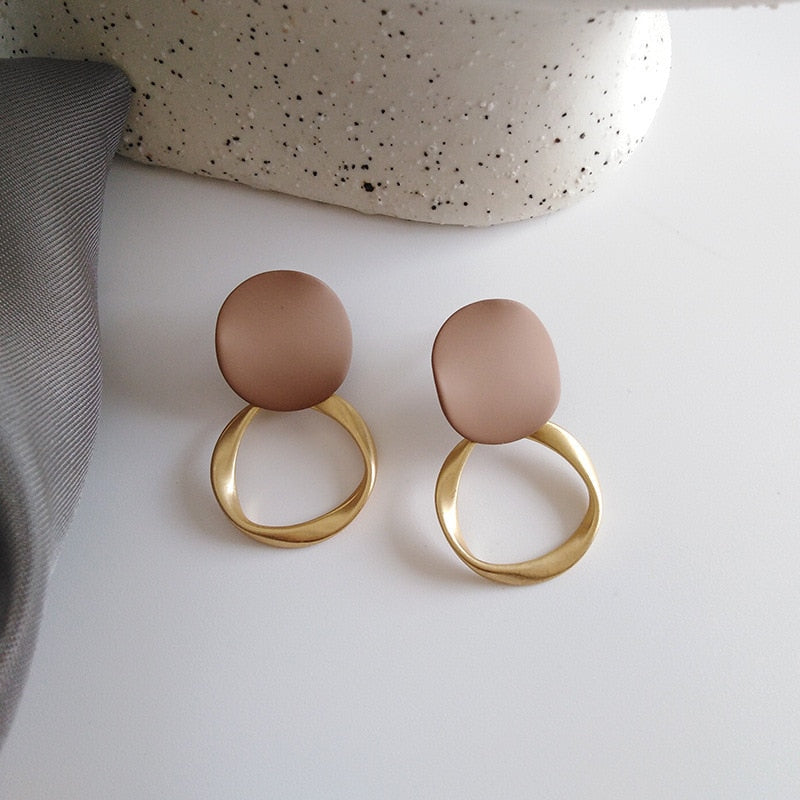 Peris Gems gold 7 Gold Waterdrop Earrings | Women&