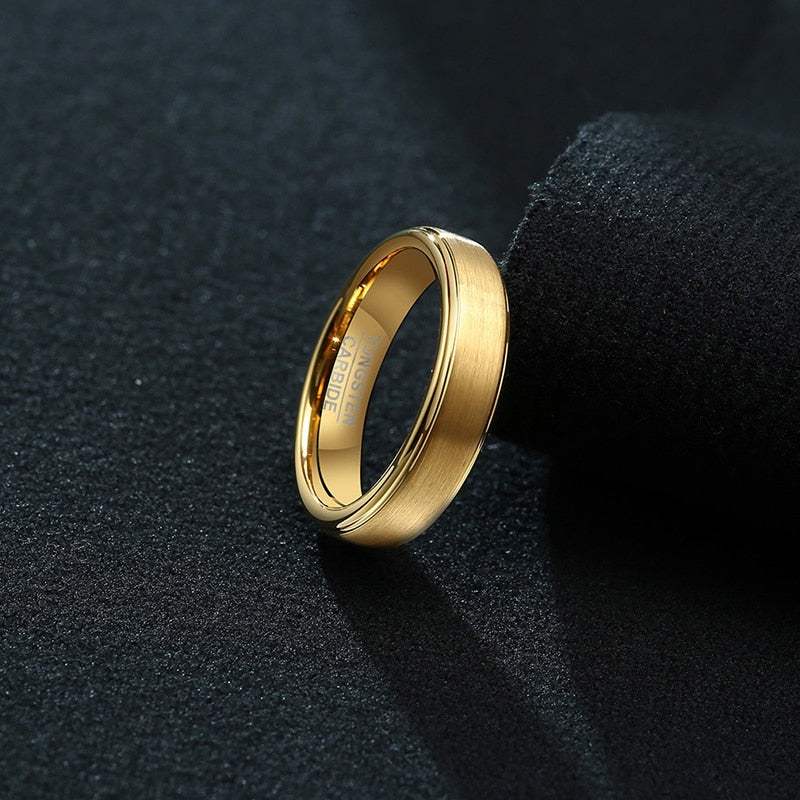 Peris Gems Gold / 9 Black Gold Lined 5MM Tungsten Rings for Men SHEIN Amazon Temu