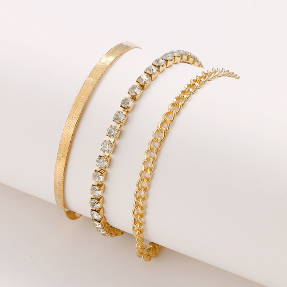 Peris Gems Gold Braces Golden 2-4pc Lovely Bracelets Collection for Women SHEIN Amazon Temu