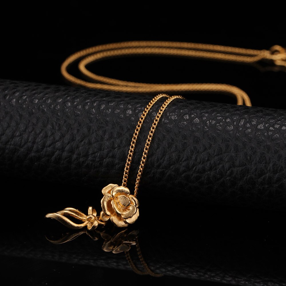 Peris Gems Gold Chunky Gold-Filled Rose Flower Necklace for Women SHEIN Amazon Temu