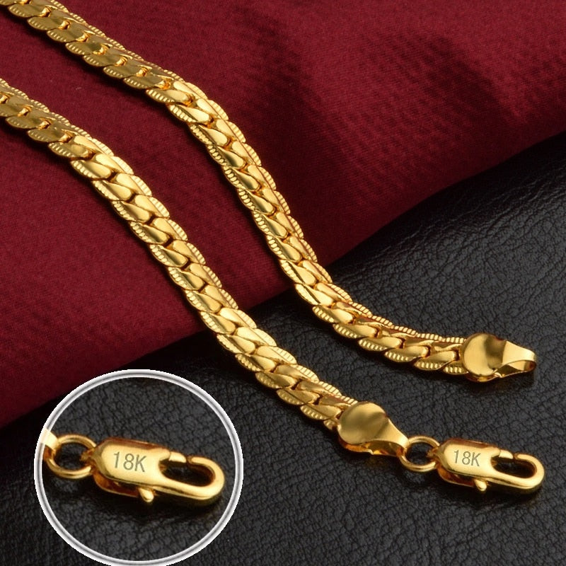 Peris Gems Gold Cuban Chain Necklace Unisex | 18k Gold Plated SHEIN Amazon Temu