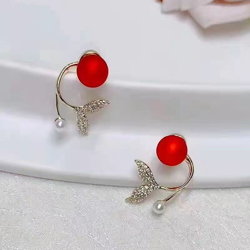 Peris Gems Gold Dangle Stud Earrings for Women | Pearl Earrings SHEIN Amazon Temu