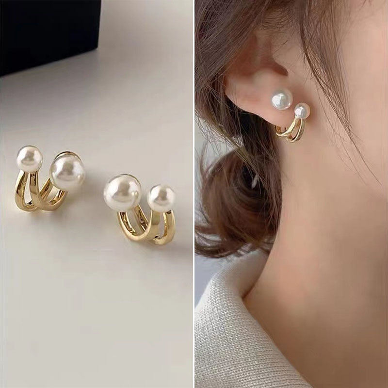 Peris Gems Gold Dangle Stud Earrings for Women | Pearl Earrings SHEIN Amazon Temu