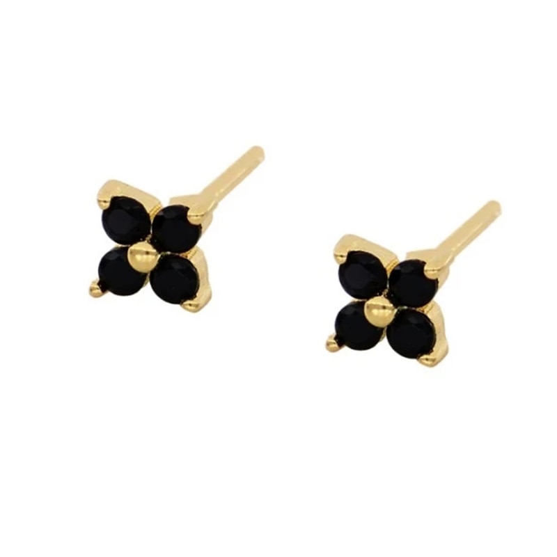 Peris Gems Gold Diamond Stud Turquoise Hoop Earrings for Women | Sterling Silver Gold Earrings SHEIN Amazon Temu