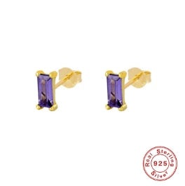 Peris Gems Gold Diamond Stud Turquoise Hoop Earrings for Women | Sterling Silver Gold Earrings SHEIN Amazon Temu