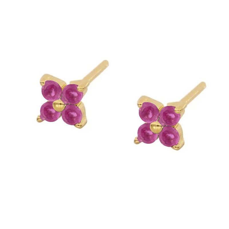 Peris Gems Gold Diamond Stud Turquoise Hoop Earrings for Women | Sterling Silver Gold Earrings SHEIN Amazon Temu