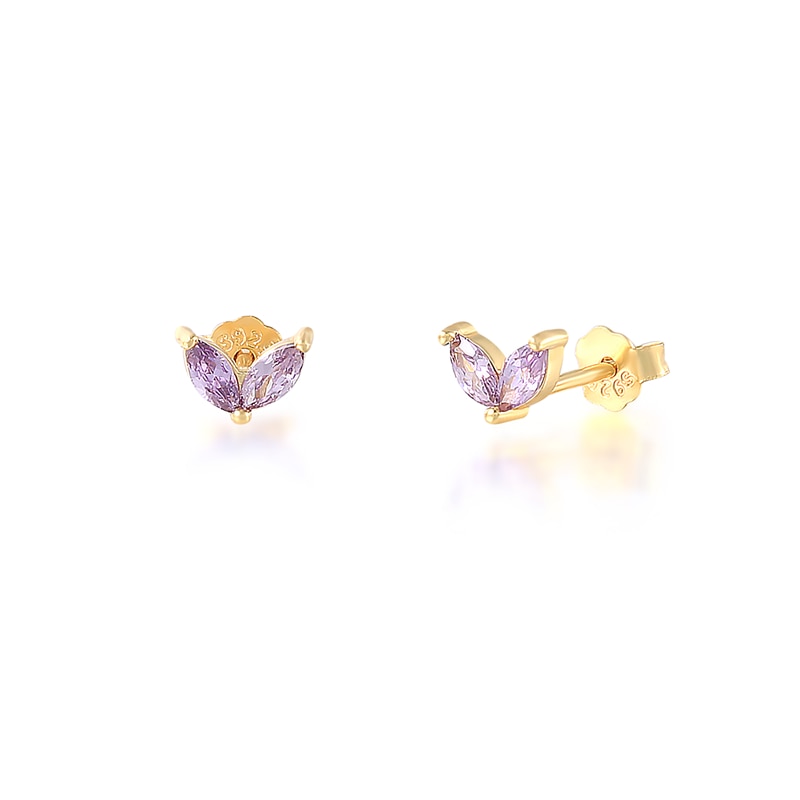 Peris Gems Gold Diamond Stud Turquoise Hoop Earrings for Women | Sterling Silver Gold Earrings SHEIN Amazon Temu