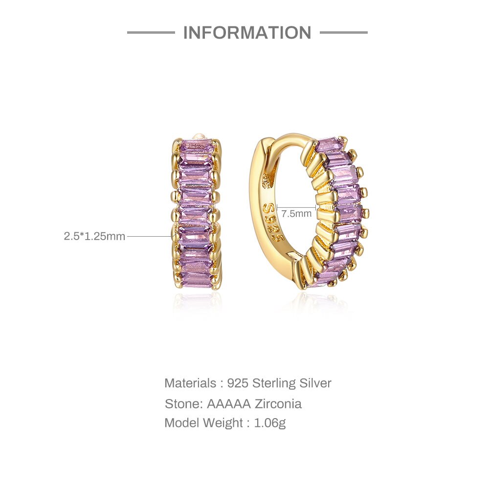 Peris Gems Gold Diamond Stud Turquoise Hoop Earrings for Women | Sterling Silver Gold Earrings SHEIN Amazon Temu