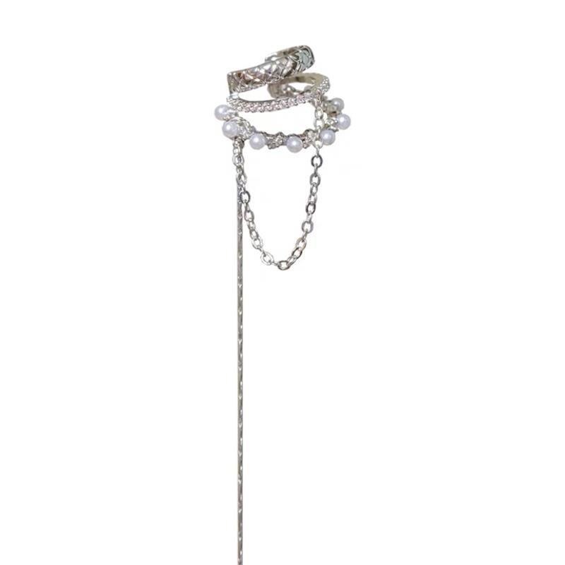 Peris Gems Gold Ear Cuff Tassel Earring for Women | No Pierce Silver Ear Clips SHEIN Amazon Temu