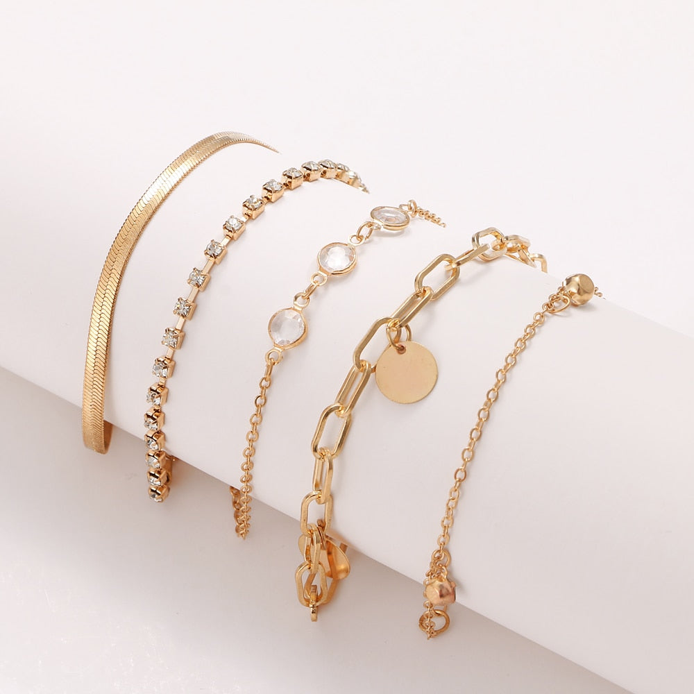 Peris Gems Gold Gems Golden 2-4pc Lovely Bracelets Collection for Women SHEIN Amazon Temu