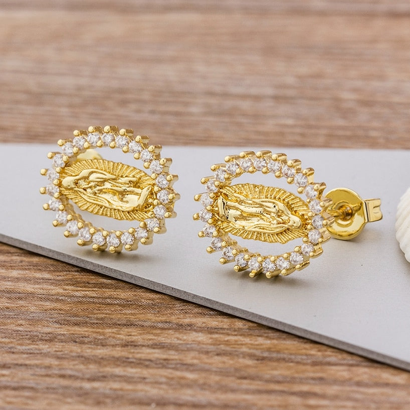 Peris Gems Gold Gold Eternity Diamond Stud Earrings for Women SHEIN Amazon Temu