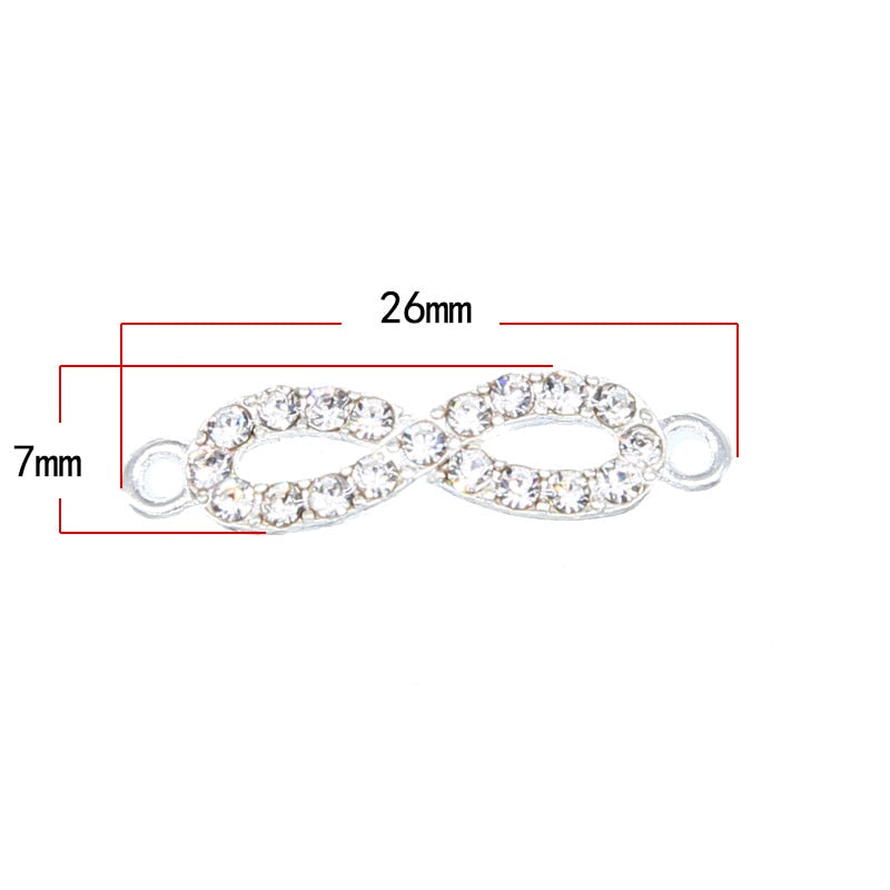 Peris Gems Gold Infinity Symbol Charms 8pc/Set | DIY Jewelry Pendants SHEIN Amazon Temu