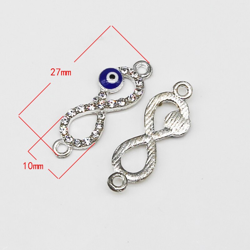 Peris Gems Gold Infinity Symbol Charms 8pc/Set | DIY Jewelry Pendants SHEIN Amazon Temu