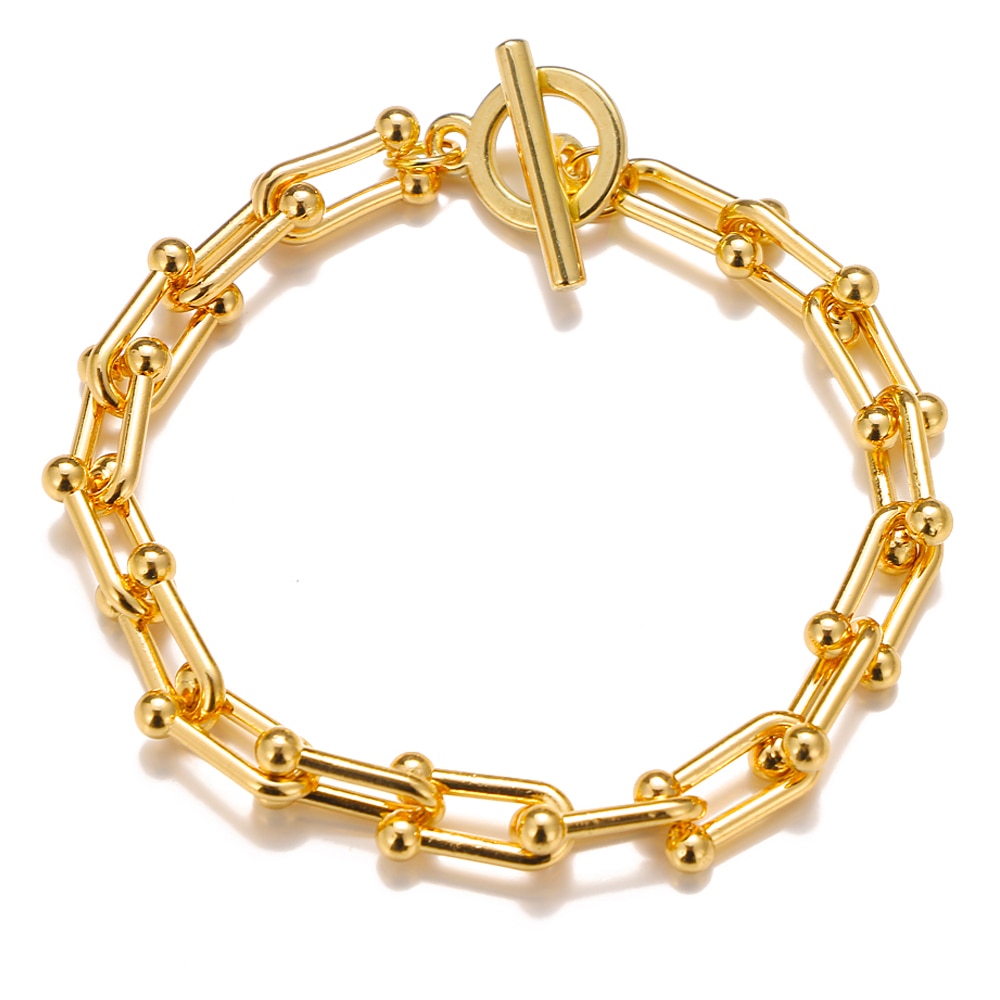 Peris Gems Gold Link-1 Golden 2-4pc Lovely Bracelets Collection for Women SHEIN Amazon Temu