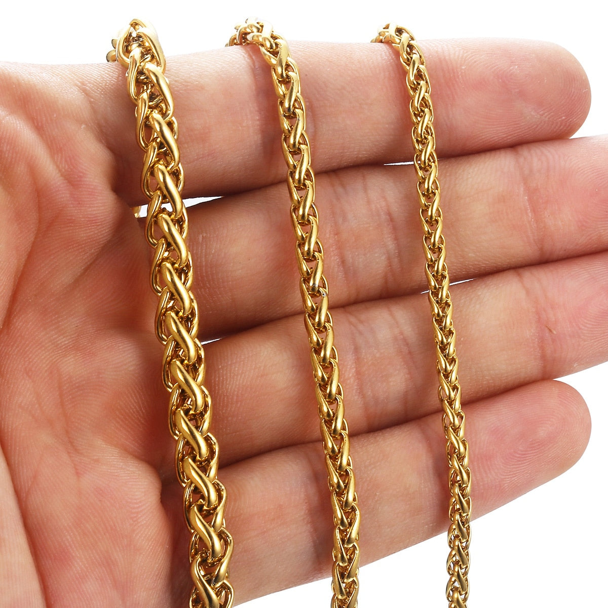 Peris Gems Gold Link Chain Bracelet Unisex | Stainless Steel Gold Bracelet for Men and Women SHEIN Amazon Temu